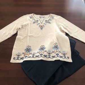 Alfred Dunner Blouse & Pant set